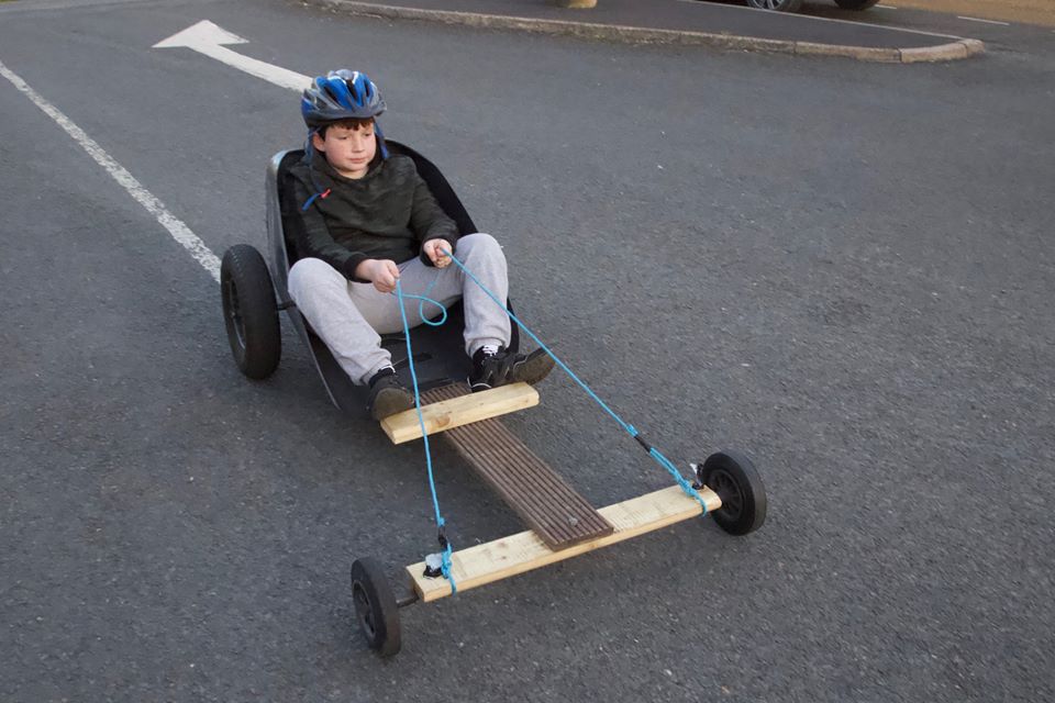 Scouts Go Carting